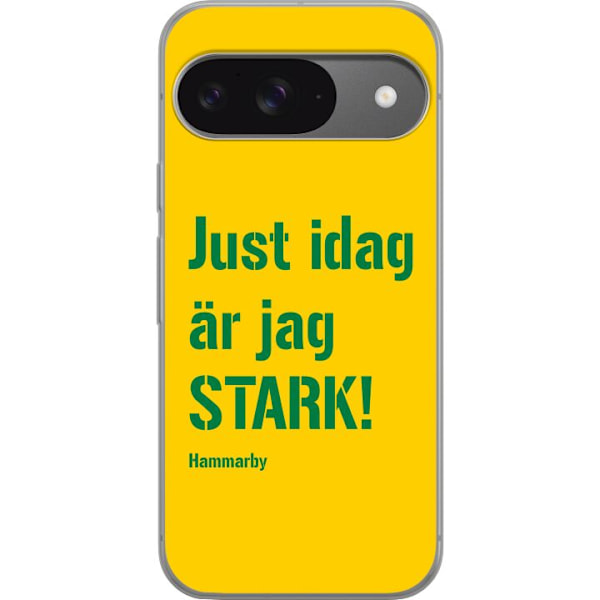 Google Pixel 9 Läpinäkyvä kuori Hammarby