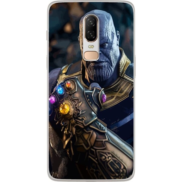 OnePlus 6 Gjennomsiktig deksel Thanos Marvel