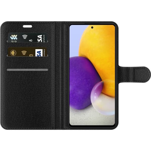 Kompatibel Tegnebogsetui til Samsung Galaxy A72 5G BTS lilla