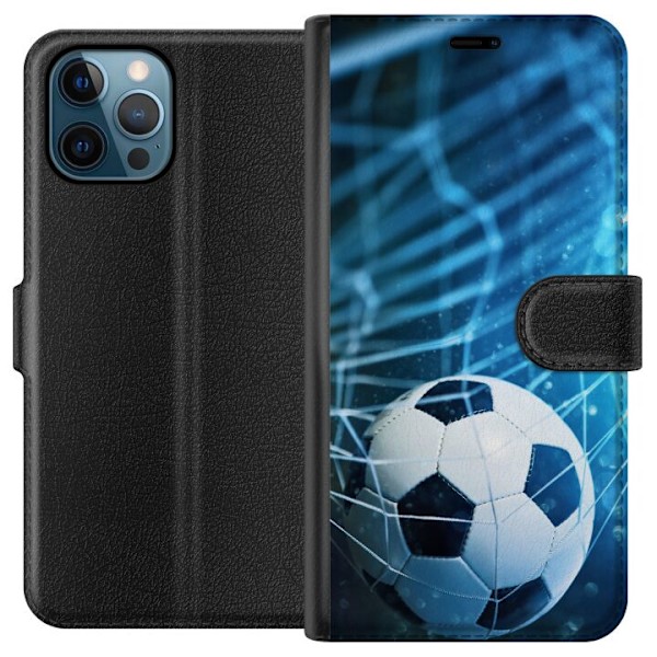 Apple iPhone 12 Pro Tegnebogsetui Fodbold