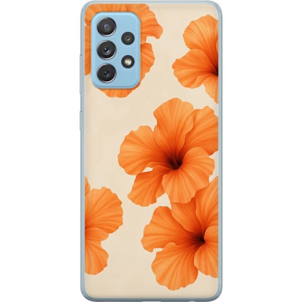 Samsung Galaxy A72 5G Genomskinligt Skal Papaya Punch