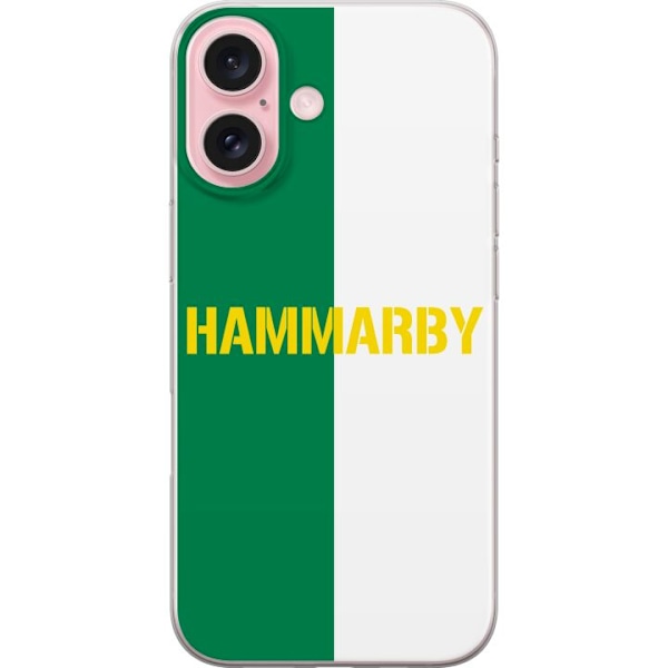 Apple iPhone 16 Läpinäkyvä kuori Hammarby