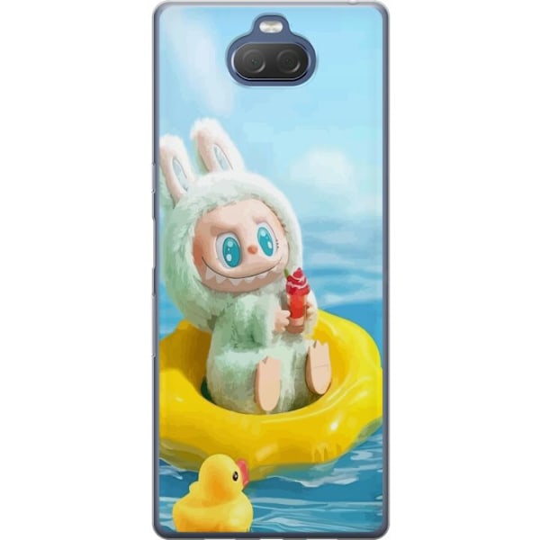 Sony Xperia 10 Plus Gennemsigtig cover Labubu Macaron-serie