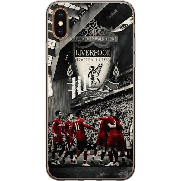 Apple iPhone XS Läpinäkyvä kuori Liverpool