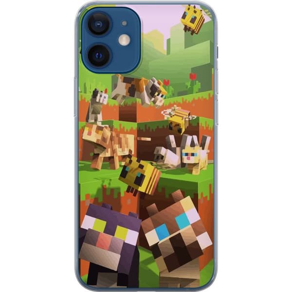 Kompatibel Mobilcover til Apple iPhone 12 mini MineCraft