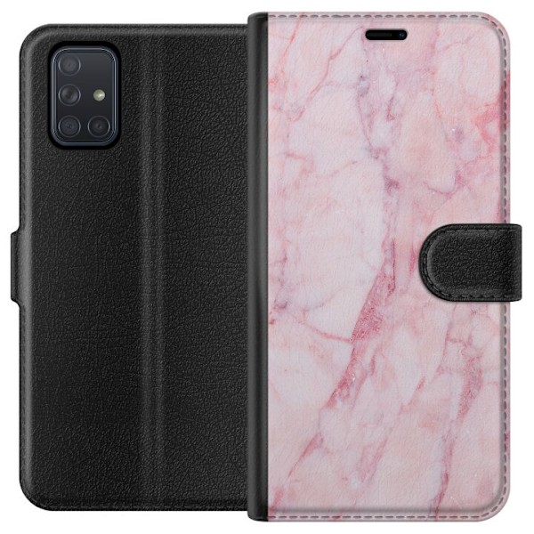 Samsung Galaxy A71 Tegnebogsetui Marmor