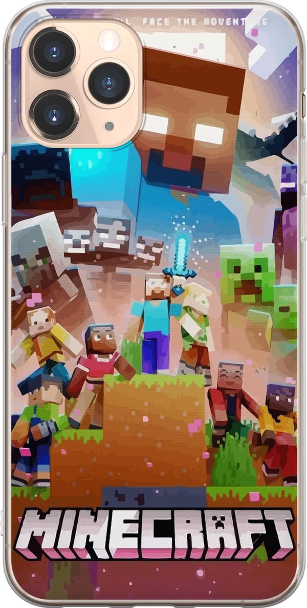 Kompatibelt Mobilskal till Apple iPhone 11 Pro Minecraft
