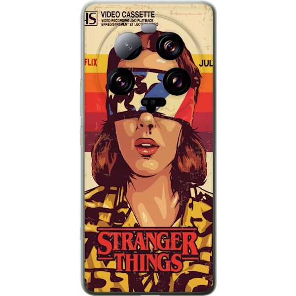 Xiaomi 13 Ultra Genomskinligt Skal Stranger Things VHS