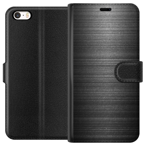 Apple iPhone 5 Lompakkokotelo Höyrypuhallettu Metalli