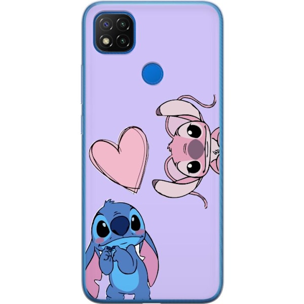 Xiaomi Redmi 9C Läpinäkyvä kuori Stitch Mode