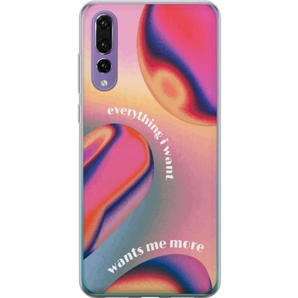 Huawei P20 Pro Gennemsigtig cover ønsker mig mere