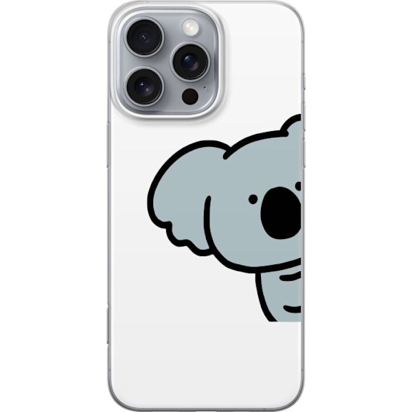 Apple iPhone 16 Pro Max Gjennomsiktig deksel Koala