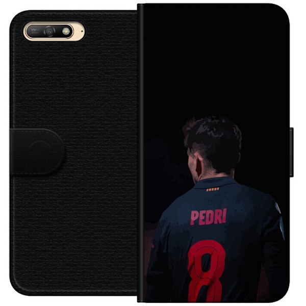 Huawei Y6 (2018) Lompakkokotelo Pedri FC Barcelona Jalkapallo