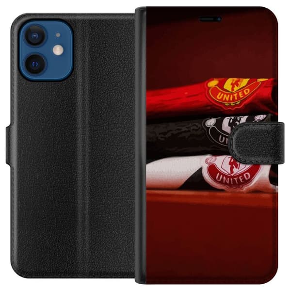 Kompatibelt Plånboksfodral till Apple iPhone 12 Manchester United