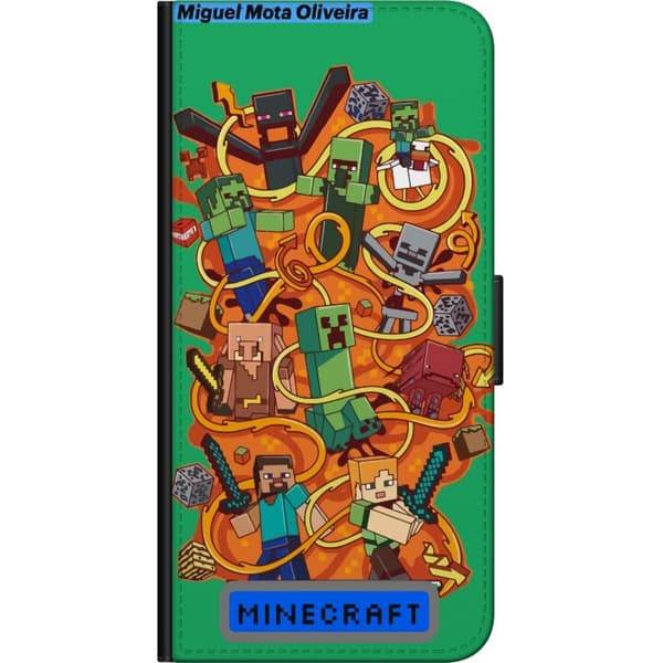 Kompatibelt Plånboksfodral till OnePlus 9 Pro Minecraft