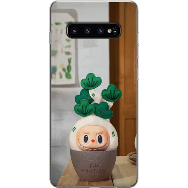 Samsung Galaxy S10 Genomskinligt Skal THE MONSTERS Naughty Plants