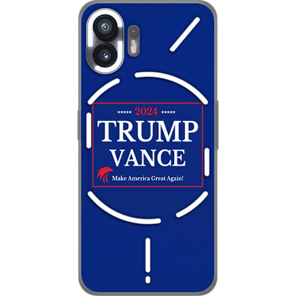 Nothing Phone (2) Läpinäkyvä kuori Trump | Vance 2024