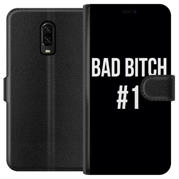 OnePlus 6T Lompakkokotelo Bad Bitch #1