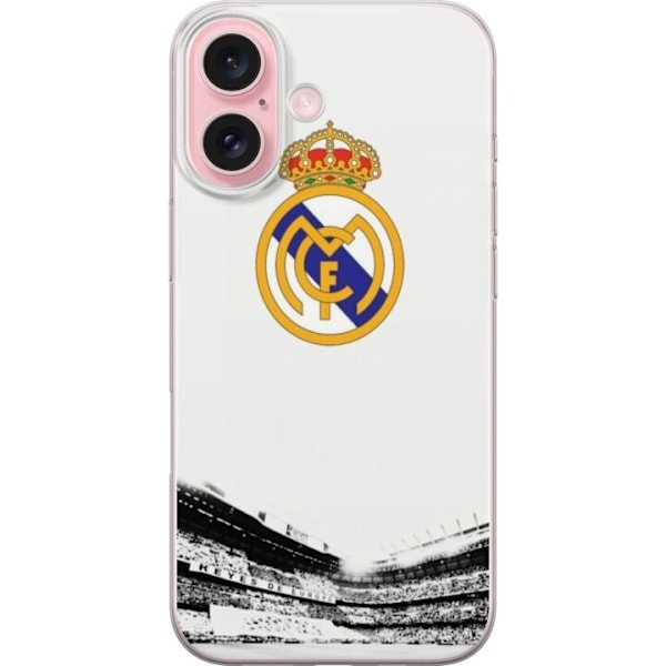 Apple iPhone 16 Gennemsigtig cover Real Madrid