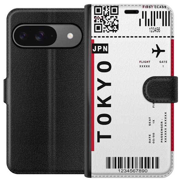 Google Pixel 9 Tegnebogsetui Flybillet Tokyo