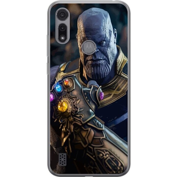 Motorola Moto E6i Gennemsigtig cover Thanos Marvel