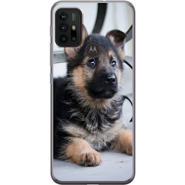 Motorola Moto G30 Läpinäkyvä kuori Saksanpaimenkoira Puppy