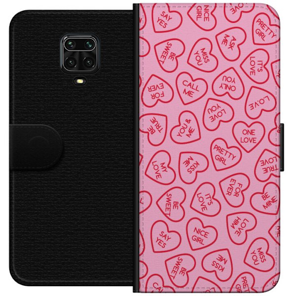 Xiaomi Redmi Note 9S Lommeboketui Valentinsdagen 2025