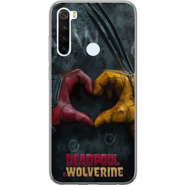 Xiaomi Redmi Note 8 Gennemsigtig cover Wolverine Deadpool