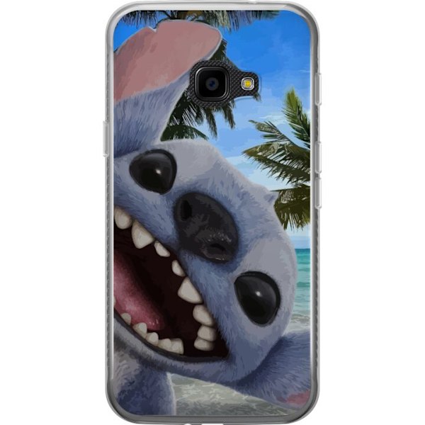 Samsung Galaxy Xcover 4 Läpinäkyvä kuori Stitch-matkapuhelinkotelo, jossa on suloiset ystävyysmaalaukset.