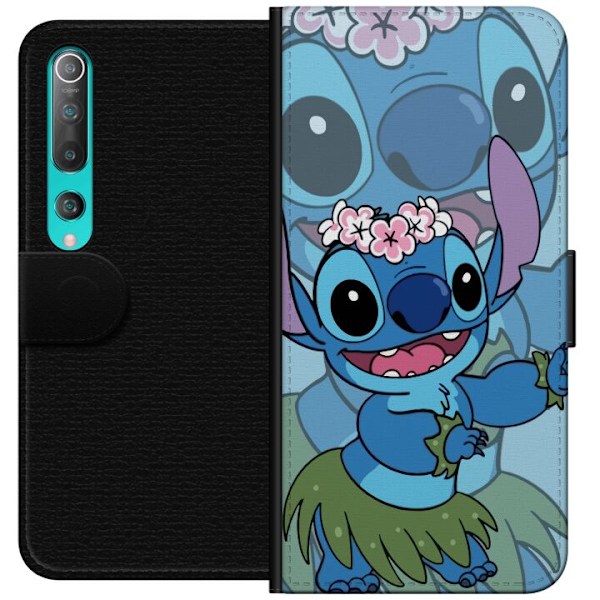 Xiaomi Mi 10 5G Tegnebogsetui Stitch under Stjernerne - Magisk