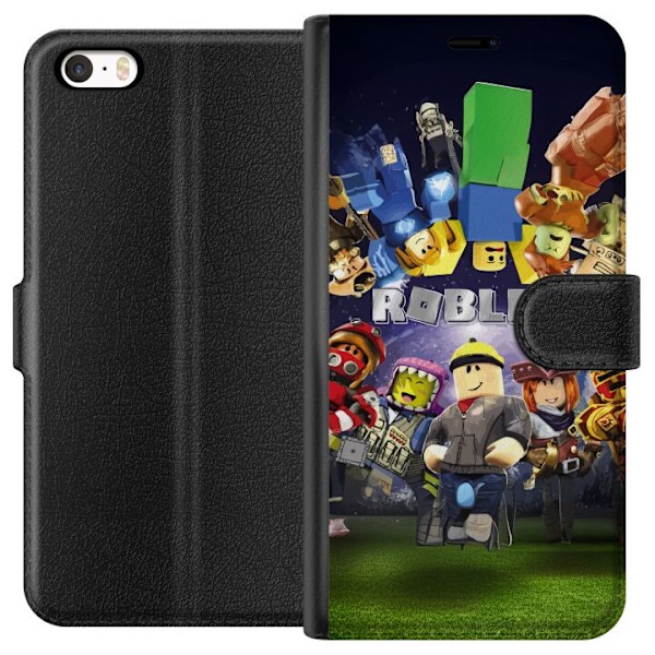 Apple iPhone 5s Tegnebogsetui Roblox Verden - Gaming Eventyr f
