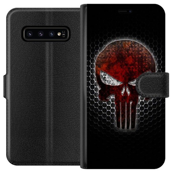 Samsung Galaxy S10 Tegnebogsetui Dødstræk