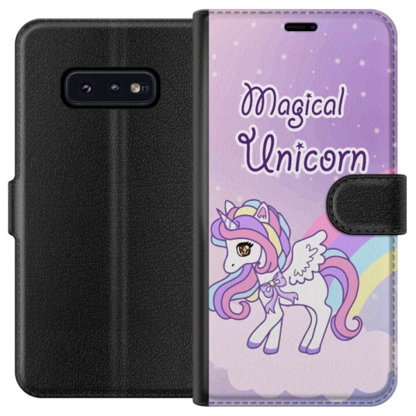 Samsung Galaxy S10e Lompakkokotelo Unicorn