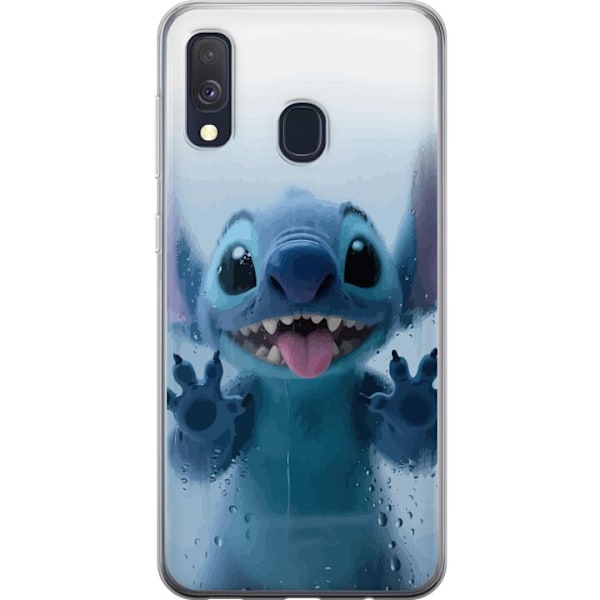 Samsung Galaxy A40 Genomskinligt Skal Stitch Window View – S