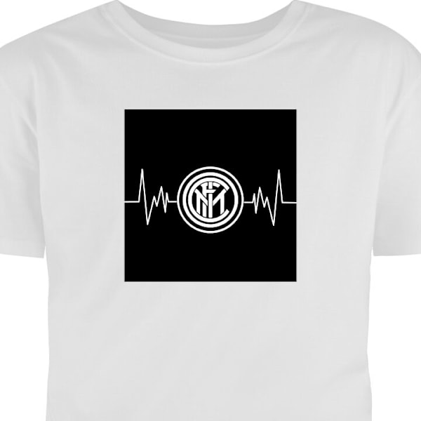 Børne T-shirt | Behagelig T-shirt til Børn Inter Milan hvid 7-8 År