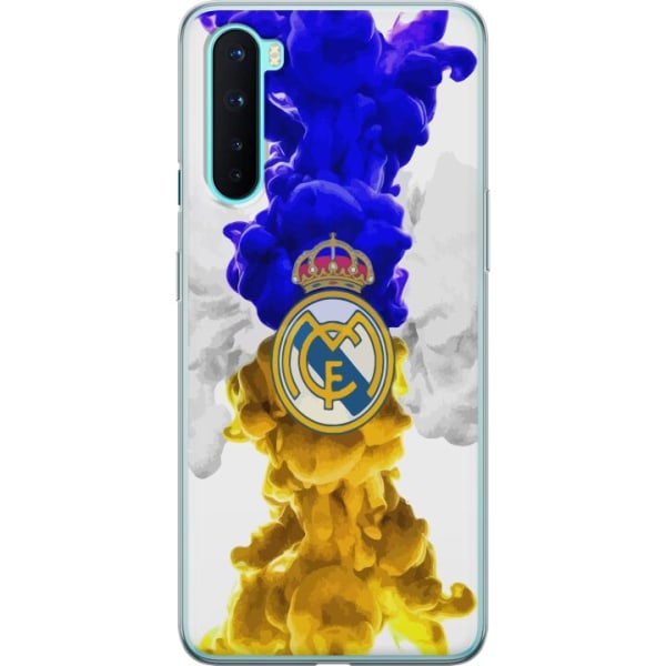 OnePlus Nord Läpinäkyvä kuori Real Madrid Värit