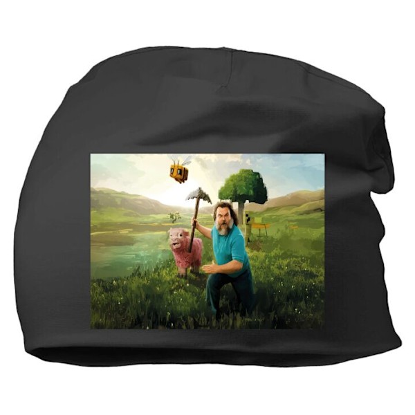 Hue til Voksen | Varm Beanie i Blødt Materiale A Minecraft Movie Sort one size