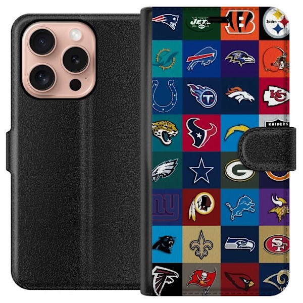 Apple iPhone 16 Pro Lommeboketui NFL