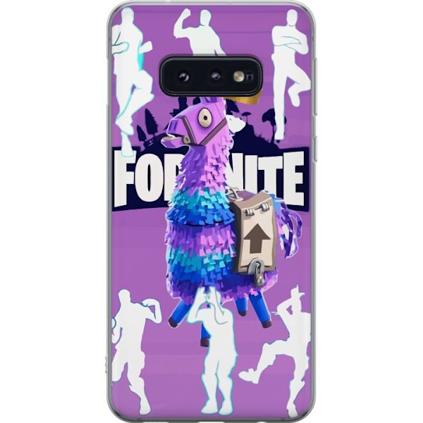 Samsung Galaxy S10e Läpinäkyvä kuori Fortnite