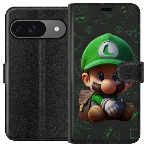 Google Pixel 9 Pro Lommeboketui Baby Luigi