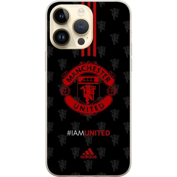 Apple iPhone 14 Pro Max Genomskinligt Skal Manchester United F