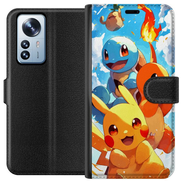 Xiaomi 12 Pro Lommeboketui Pocket Creatures - inspirert av Pok