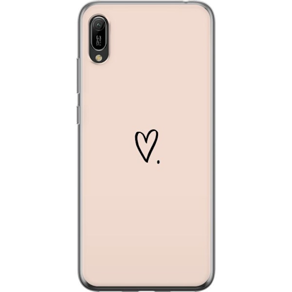 Huawei Y6 Pro (2019) Läpinäkyvä kuori Sydän