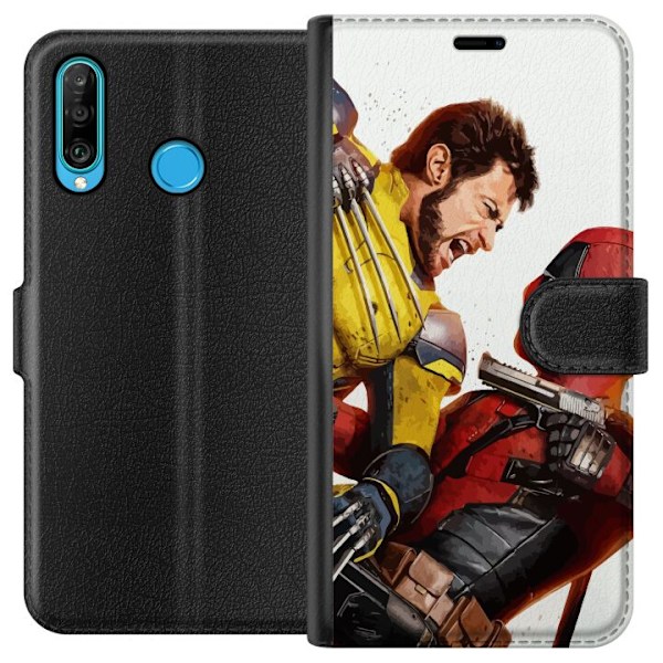 Huawei P30 lite Plånboksfodral Deadpool & Wolverine