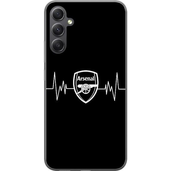 Samsung Galaxy S23 FE Gennemsigtig cover Arsenal