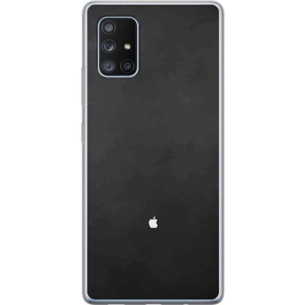 Samsung Galaxy A71 5G Läpinäkyvä kuori Apple Grey