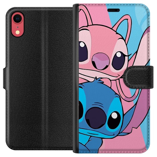 Apple iPhone XR Plånboksfodral Stitch & Angel