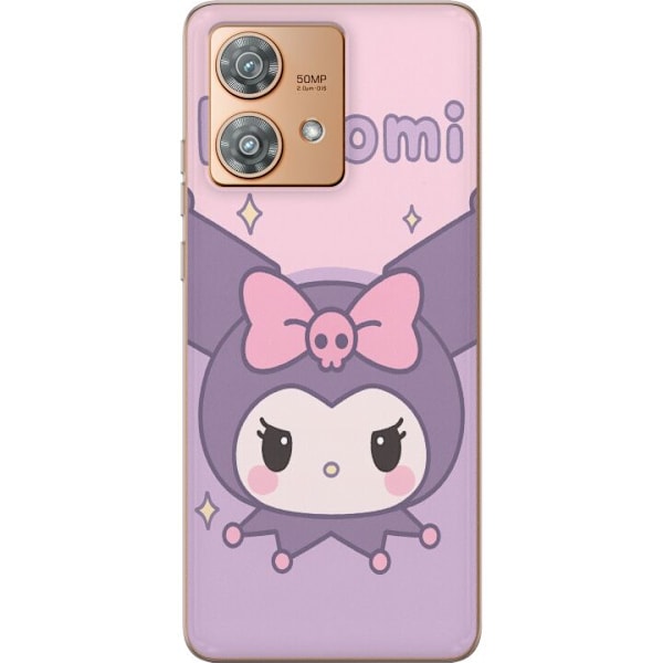 Motorola Edge 40 Neo Gennemsigtig cover Kuromi Kawaii