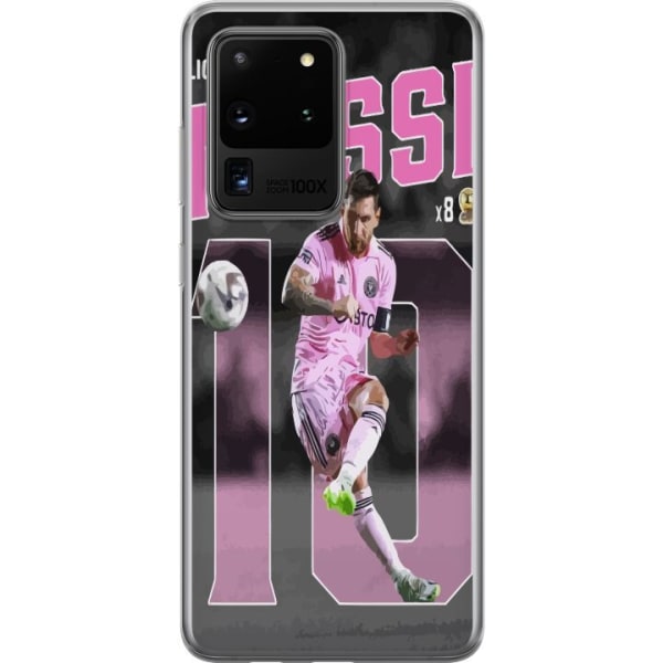 Samsung Galaxy S20 Ultra Gjennomsiktig deksel Lionel Messi