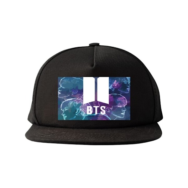 Snapback for Voksen | Justerbar Caps BTS svart one size